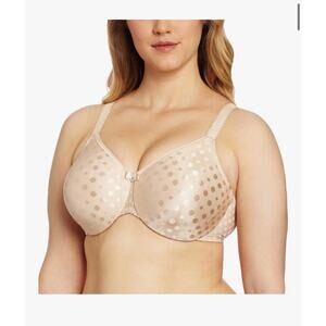 Wacoal Full Figure Spot ON underwire Bra Size 36D in Sand